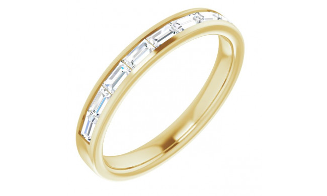 14K Yellow 1/2 CTW Diamond Channel-Set Anniversary Band - 1228466001P