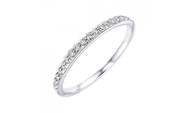 Gems One 10Kt White Gold Diamond(1/8Ctw) Ring - FR1046-1WD
