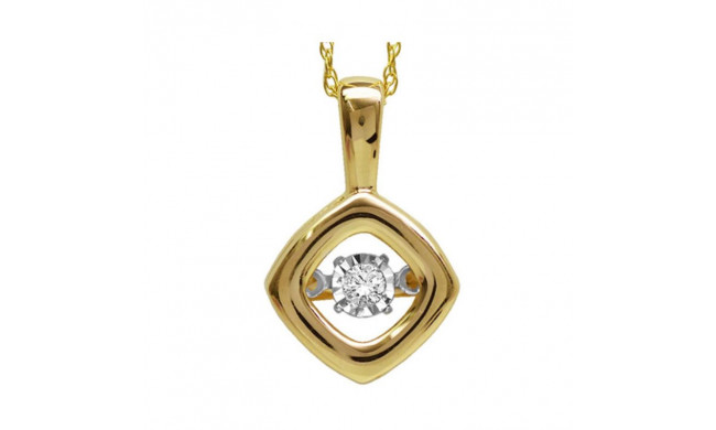 Gems One 14KT Yellow Gold & Diamond Rhythm Of Love Neckwear Pendant  - 1/5 ctw - ROL1128-4YC