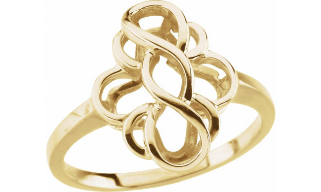 14K Yellow Freeform Ring - 529114003P