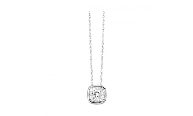 Gems One 14Kt White Gold Diamond (1/6Ctw) Pendant - PD10729-4WD