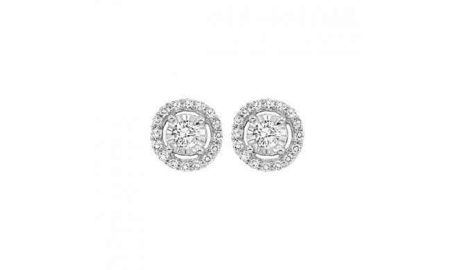 Gems One 14Kt White Gold Diamond (1Ctw) Earring - FE4153/100-4WC