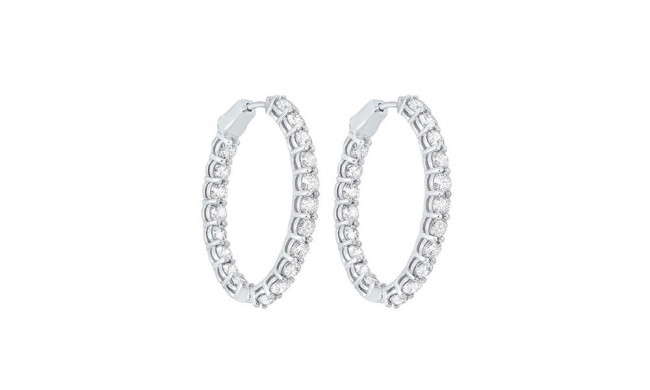 Gems One 14Kt White Gold Diamond (7Ctw) Earring - ER10129-4WF