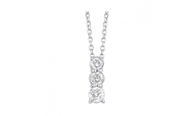 Gems One 14Kt White Gold Diamond (1/4Ctw) Pendant - PD10311-4WF