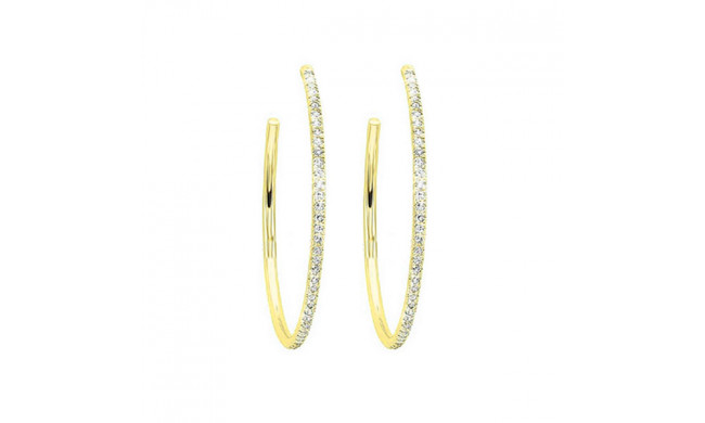 Gems One 14Kt Yellow Gold Diamond (1/8Ctw) Earring - ER10037-4YSC