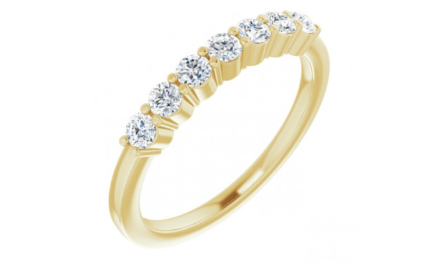 14K Yellow 3/8 CTW Diamond Anniversary Band - 12284460010P