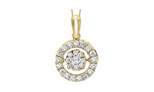 Gems One 14KT Yellow Gold & Diamonds Stunning Neckwear Pendant - 1/2 ctw - ROL1027-4YC