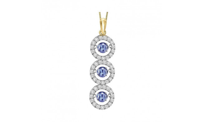 Gems One 14KT Yellow Gold & Diamond Rhythm Of Love Neckwear Pendant  - 5/8 ctw - ROL1133-4YCT