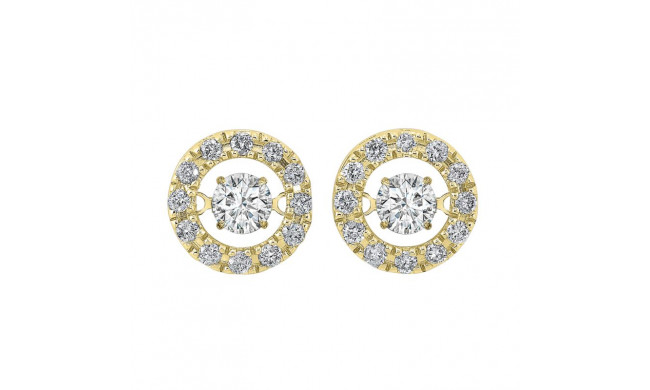Gems One 14KT Yellow Gold & Diamond Rhythm Of Love Fashion Earrings  - 3/4 ctw - ROL1209-4YC
