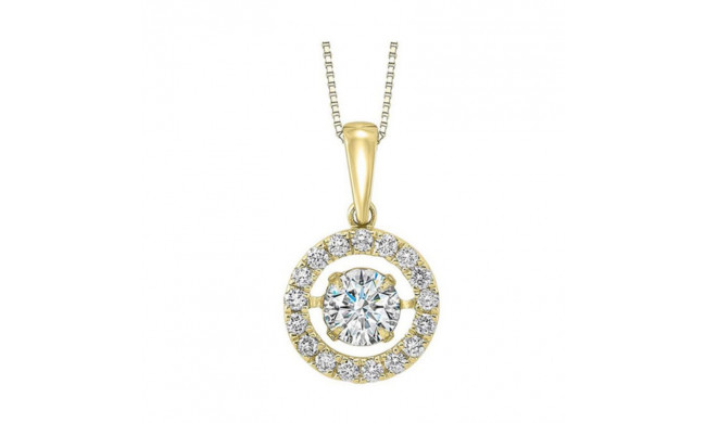 Gems One 14KT Yellow Gold & Diamond Rhythm Of Love Neckwear Pendant  - 3/4 ctw - ROL1039-4YC