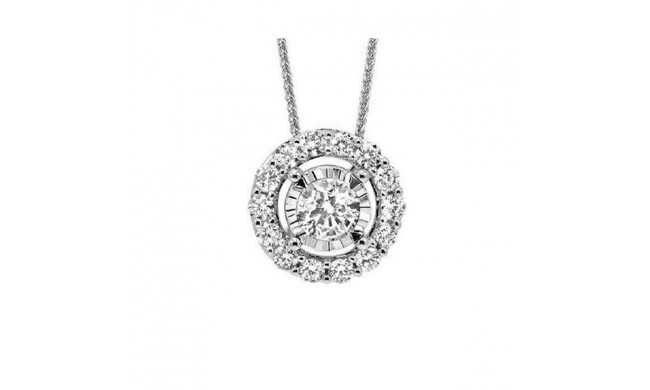 Gems One 14Kt White Gold Diamond (1/3Ctw) Pendant - FP4153/30-4WC