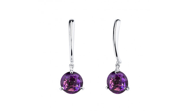 Stanton Color 14k Gold Amethyst Dangle Earrings