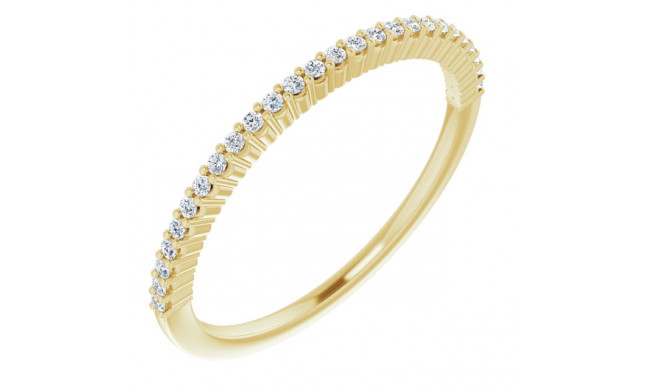 14K Yellow 1/8 CTW Diamond Anniversary Band - 12287760055P