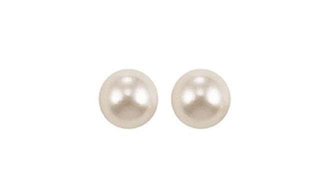 Gems One 14Kt White Gold Pearl (1 Ctw) Earring - PS8.5AA-4W