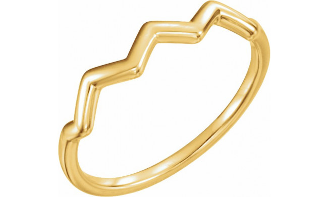 14K Yellow Stackable Ring - 51655102P