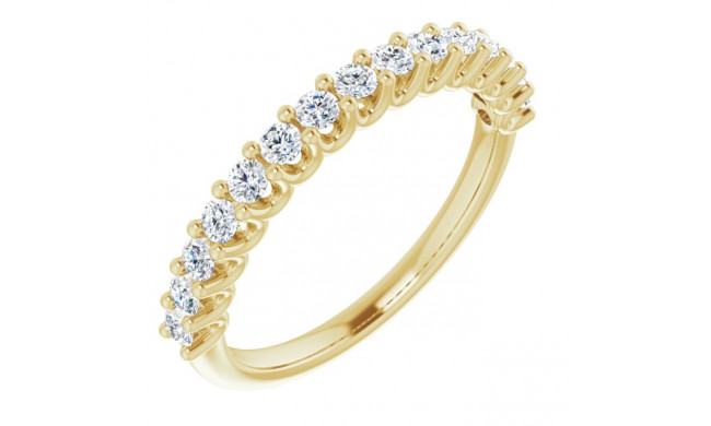 14K Yellow 1/2 CTW Diamond Anniversary Band - 12318060001P