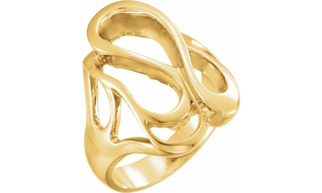 14K Yellow Freeform Ring - 550037119P