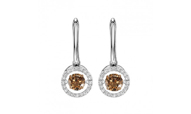 Gems One 14KT White Gold & Diamond Rhythm Of Love Fashion Earrings  - 2-1/2 ctw - ROL2041-4WCDB