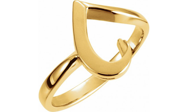 14K Yellow Freeform Ring - 558267955P