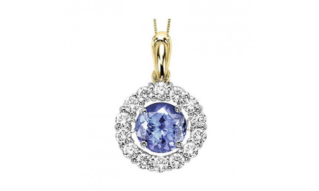 Gems One 14KT Yellow Gold & Diamond Rhythm Of Love Neckwear Pendant  - 1-1/4 ctw - ROL1041-4YCT