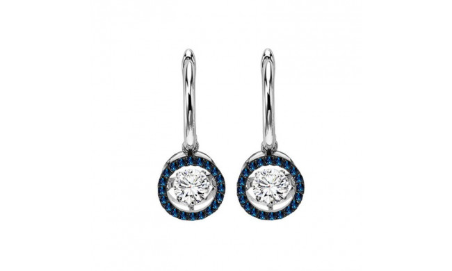 Gems One 14KT White Gold & Diamond Rhythm Of Love Fashion Earrings  - 3/4 ctw - ROL1014-4WCBL