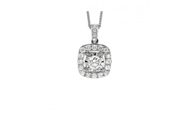 Gems One 14Kt White Gold Diamond (1/4Ctw) Pendant - FP1422/25-4WC