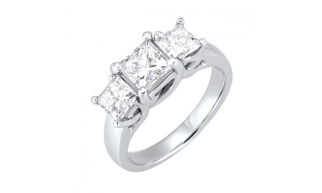 Gems One 14Kt White Gold Diamond (1/2Ctw) Ring - RG73337-4WC