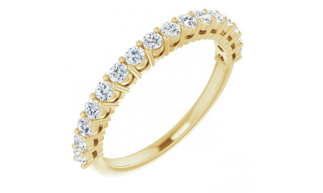 14K Yellow 1/3 CTW Diamond Anniversary Band - 12297860009P