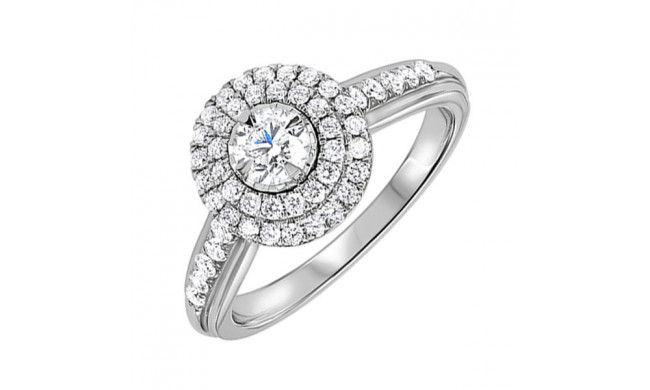 Gems One 14Kt White Gold Diamond(3/4Ctw) Ring - RG58649-4WB