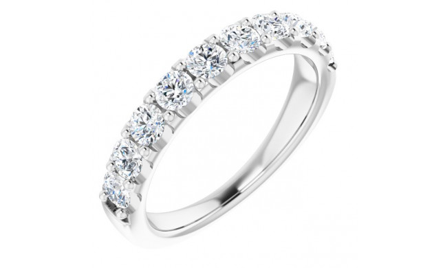 14K White 1 CTW Diamond Anniversary Band - 123041612P