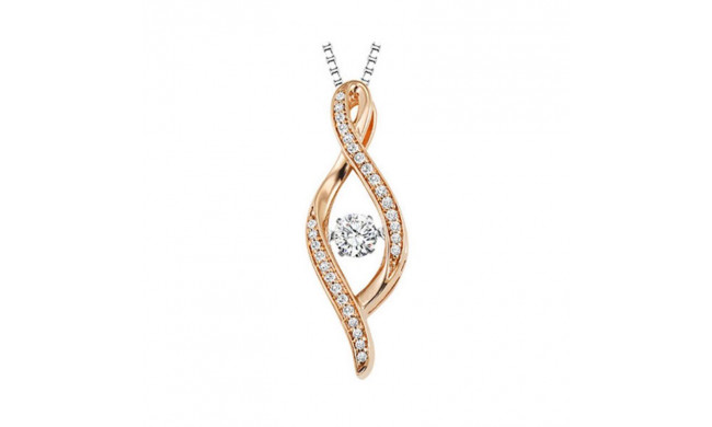 Gems One 10KT Yellow Gold & Diamond Rhythm Of Love Neckwear Pendant  - 1/4 ctw - ROL1201-1YC