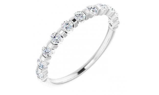 Platinum 1/2 CTW Diamond Anniversary Band - 1236756027P