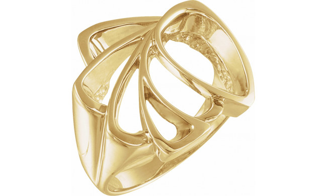 14K Yellow Freeform Ring - 552037271P