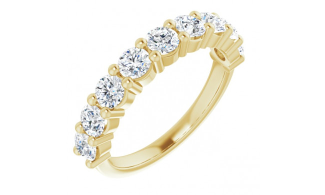 14K Yellow 1 1/3 CTW Diamond Anniversary Band - 12287760011P