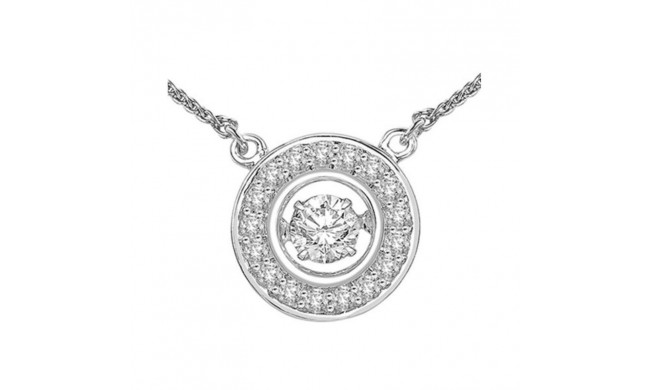 Gems One 14KT White Gold & Diamond Rhythm Of Love Neckwear Pendant  - 7/8 ctw - ROL1069-4WC