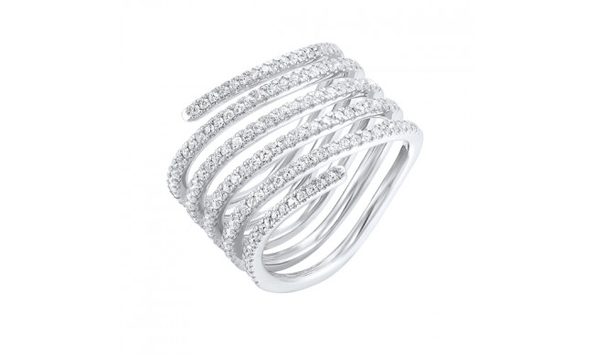 Gems One 14Kt White Gold Diamond (3/4Ctw) Ring - RG11800-4WSC