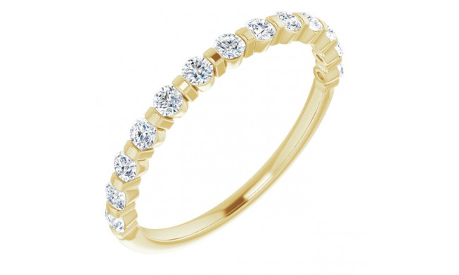 14K Yellow 3/8 CTW Diamond Anniversary Band - 1236756022P