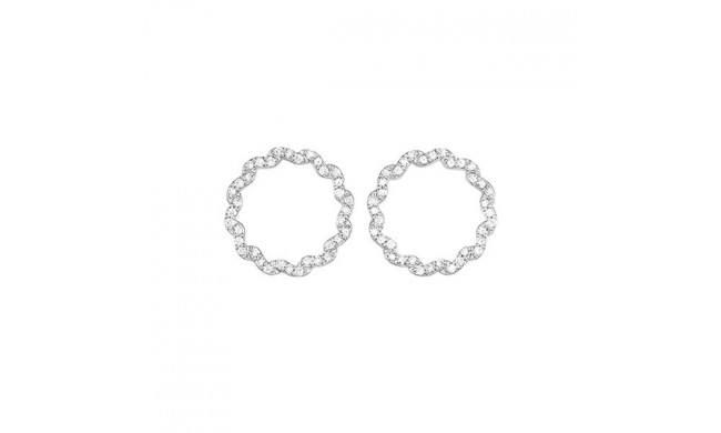 Gems One Silver Diamond (1/4Ctw) Earring - ER10556/25-SSSC