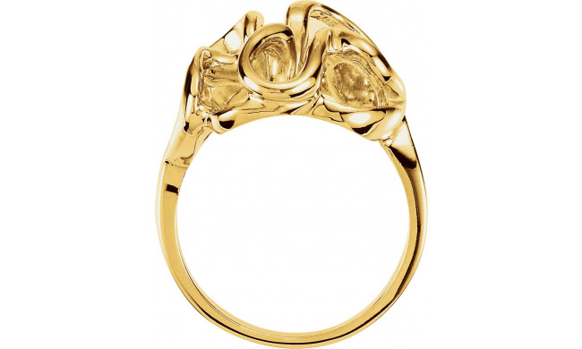 14K Yellow Freeform Ring - 535413614P