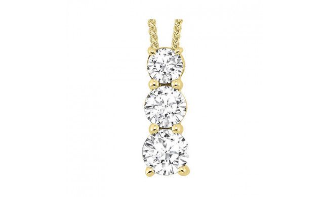 Gems One 14Kt Yellow Gold Diamond (1/2Ctw) Pendant - PD10312-4YF