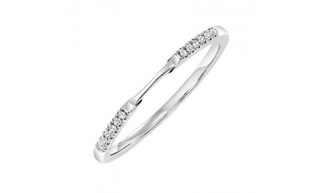 Gems One 14KT White Gold & Diamond Rhythm Of Love Fashion Ring   - 1/10 ctw - ROL1186W-4WC