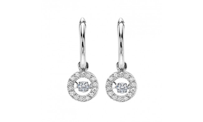 Gems One 14KT White Gold & Diamonds Stunning Fashion Earrings - 1/3 ctw - ROL1026-4WDPKS