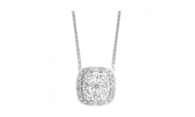 Gems One 14Kt White Gold Diamond (1/2Ctw) Necklace - NK10083-4WC