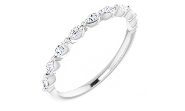 14K White 1/4 CTW Diamond Anniversary Band - 123294600P