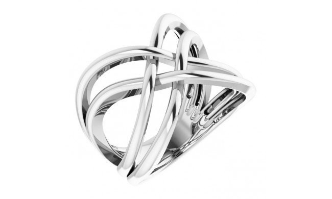 14K White Freeform Ring - 65212260001P