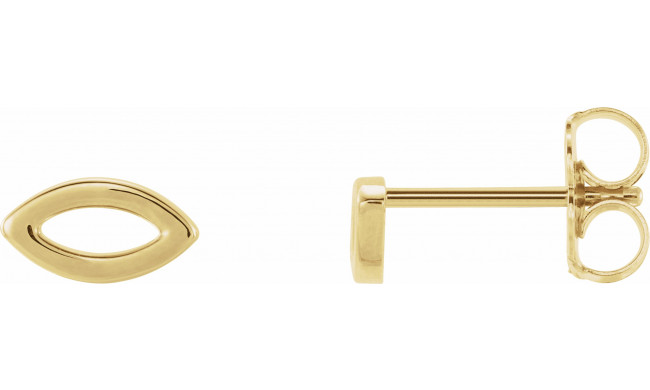 14K Yellow Geometric Earrings - 86753607P