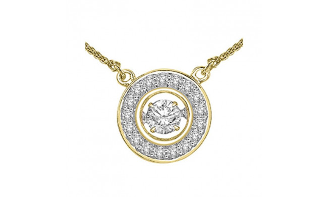 Gems One 14KT Yellow Gold & Diamond Rhythm Of Love Neckwear Pendant  - 7/8 ctw - ROL1069-4YC