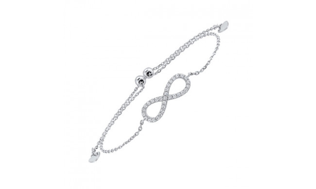 Gems One Silver Cubic Zirconia Bracelet - FB1178-SS