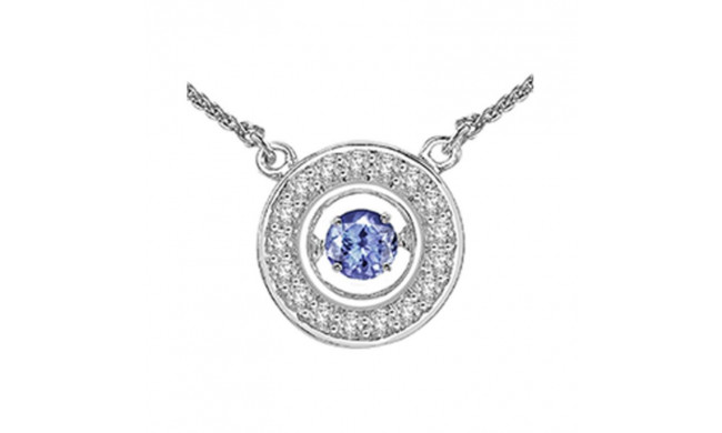 Gems One 14KT White Gold & Diamond Rhythm Of Love Neckwear Pendant  - 1/6 ctw - ROL1067-4WCT