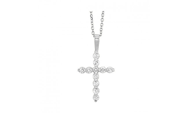 Gems One 14Kt White Gold Diamond (1/2Ctw) Pendant - HDCR008-4WD